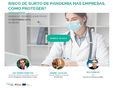 Webinar Risco de surto de pandemia nas empresas