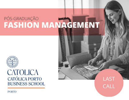 Last Call: Pós Graduação Fashion Management na CPBS